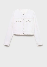 Crop denim jacket