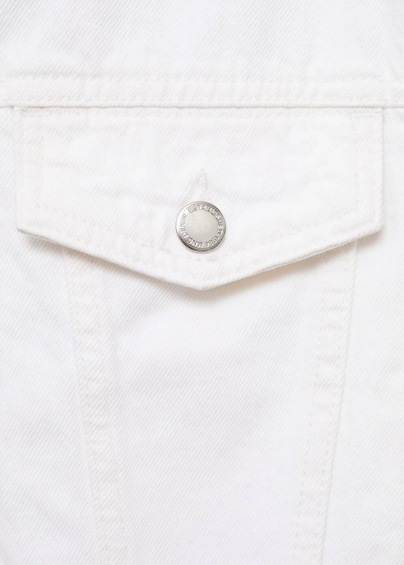 Crop denim jacket