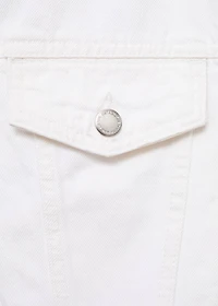 Crop denim jacket