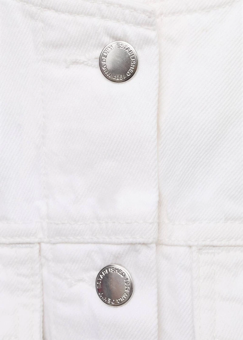 Crop denim jacket
