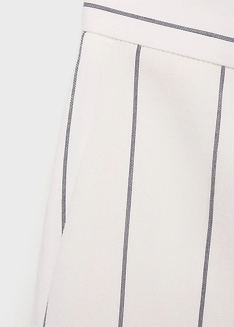 Striped suit pants