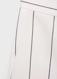 Striped suit pants