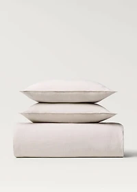 Washed linen duvet cover for / cm bed