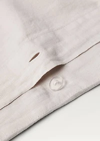 Washed linen duvet cover for / cm bed