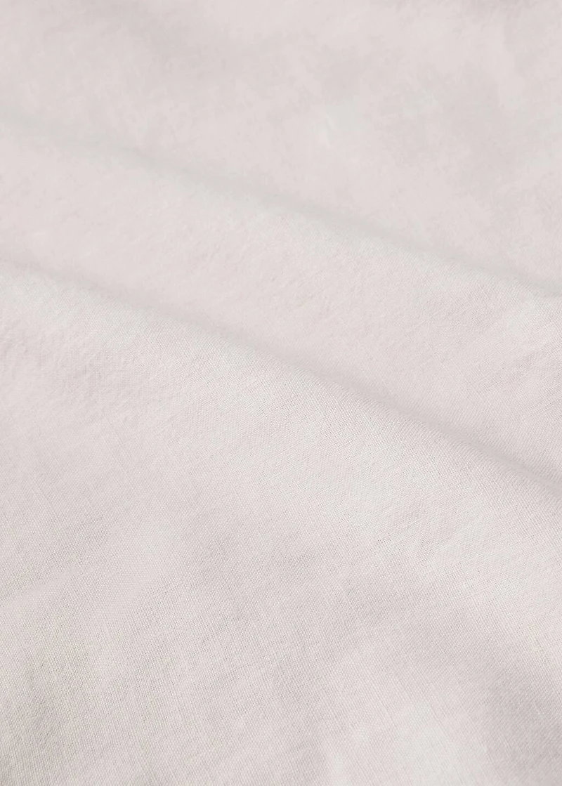 Washed linen duvet cover for / cm bed