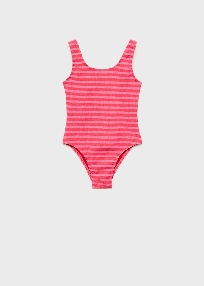 Striped swimsuit