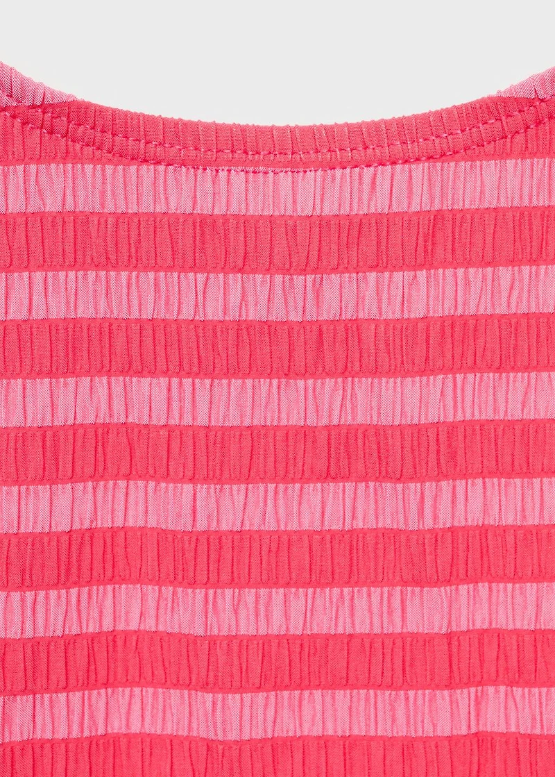 Striped swimsuit