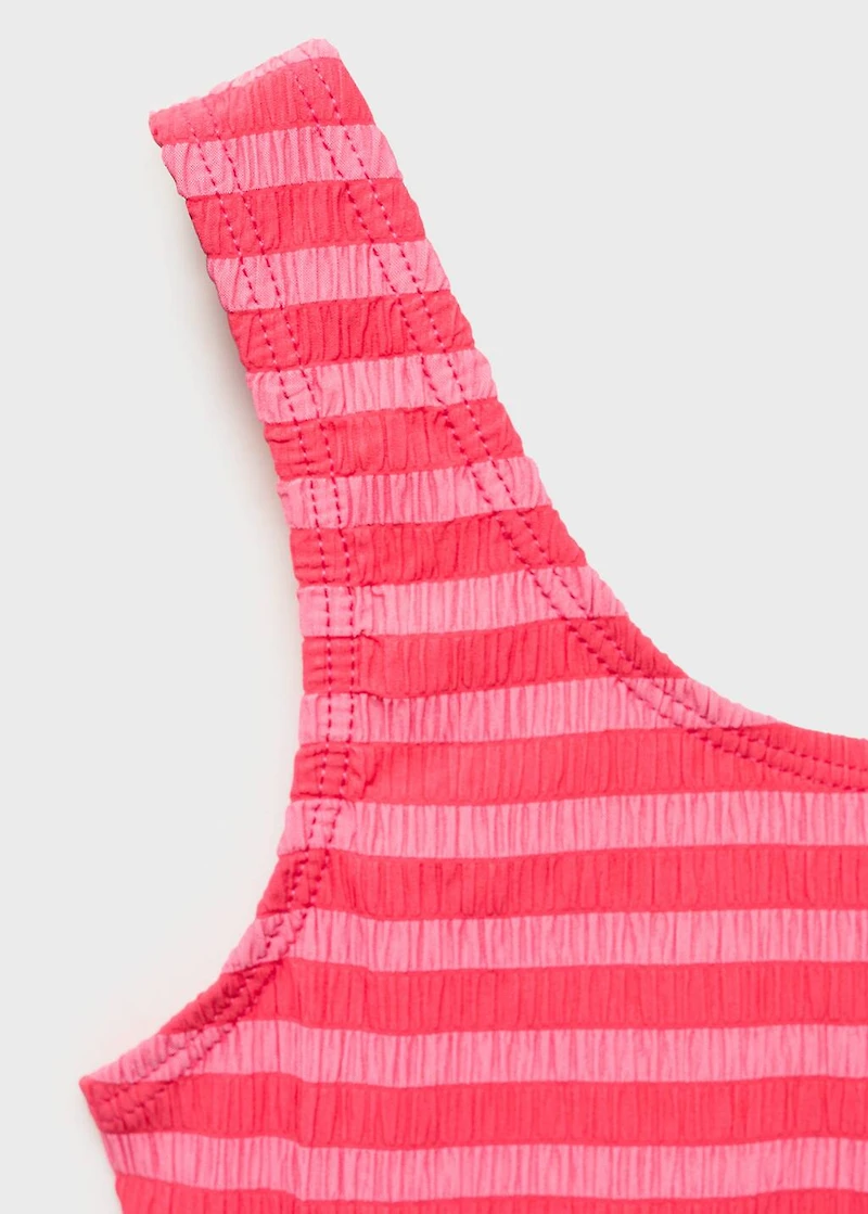 Striped swimsuit