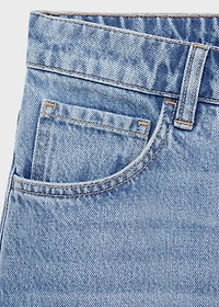 Midi denim skirt