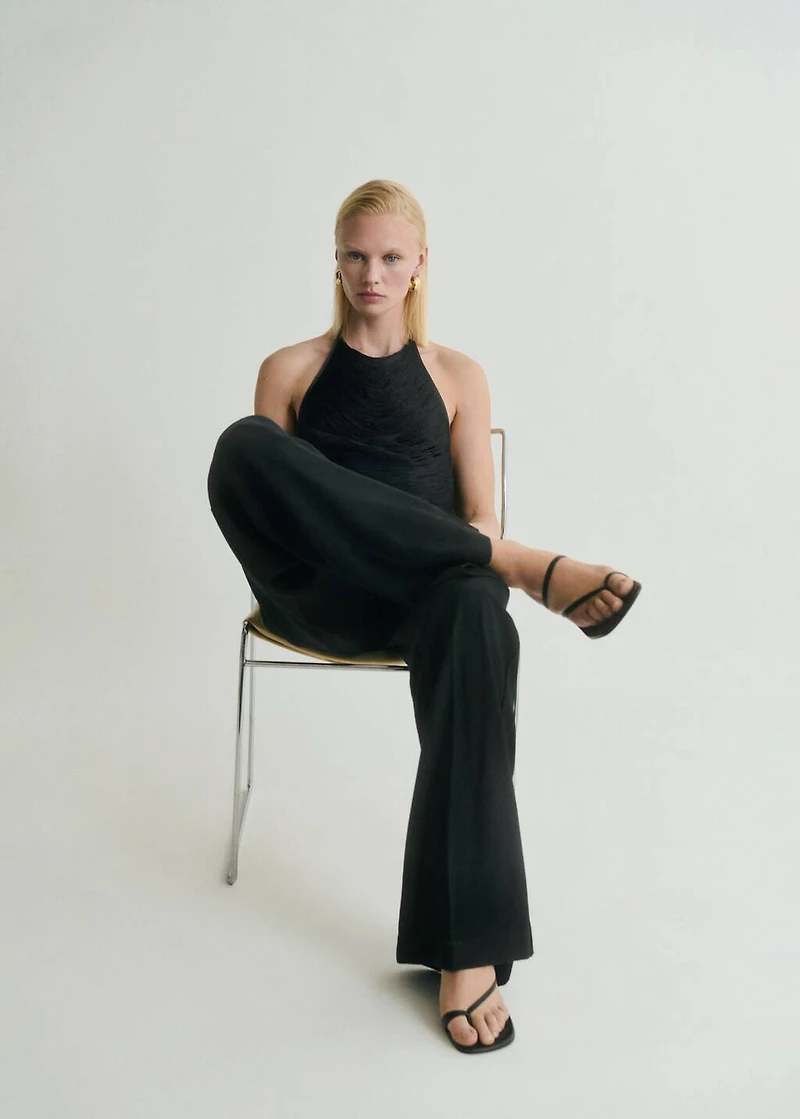 Halter neck jumpsuit