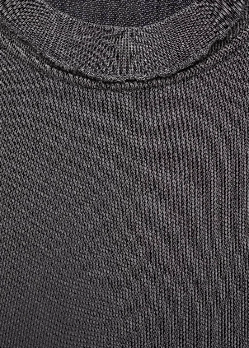 Distressed-effect sweatshirt