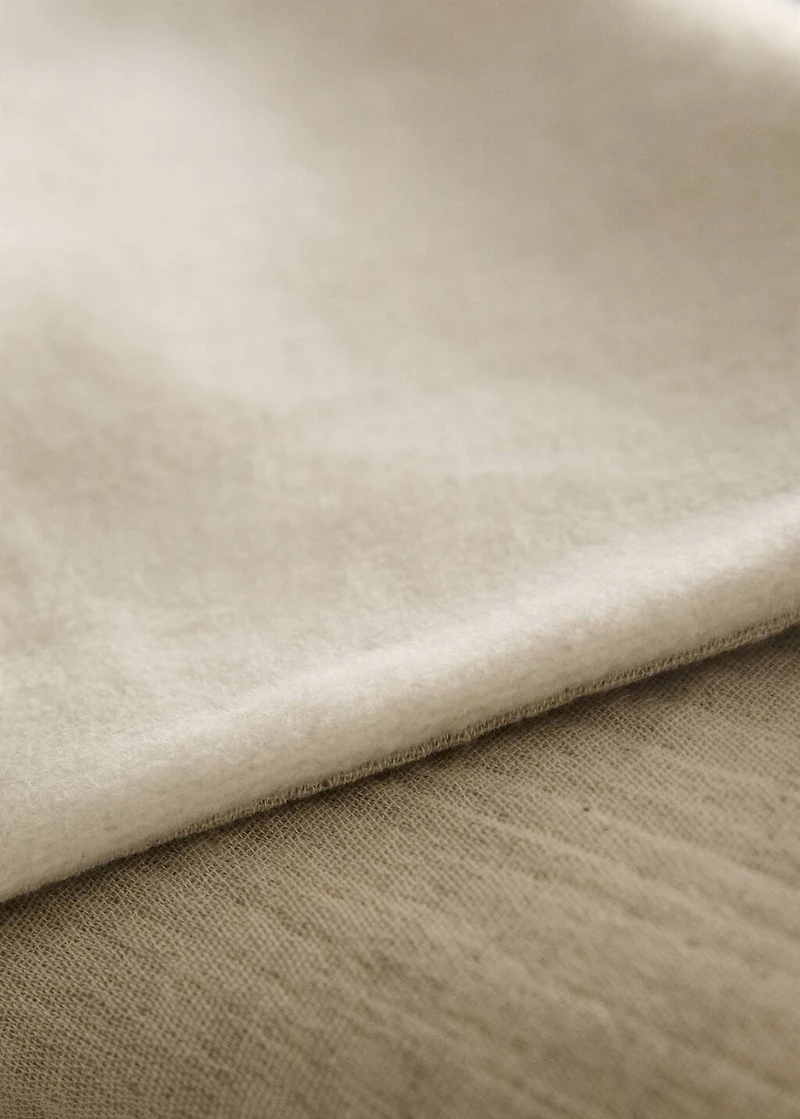Soft reversible children's blanket
