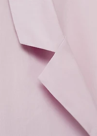 Garment-washed cotton nightgown