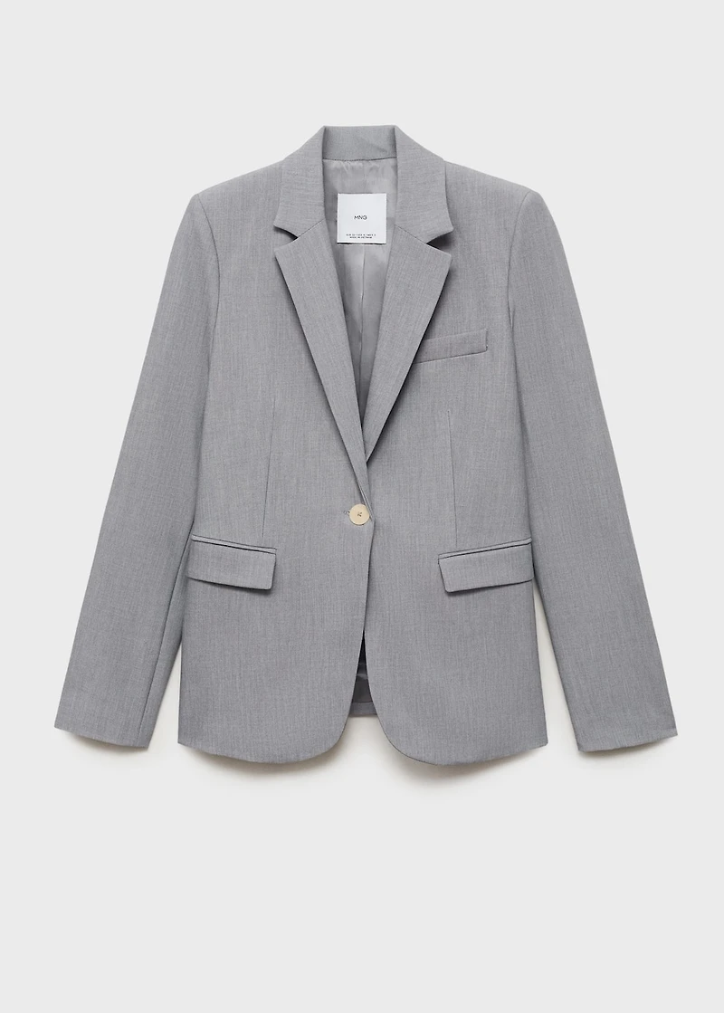 Fitted suit jacket