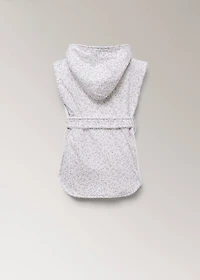 Children’s bathrobe with mini-flower print