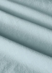 Children's washed cotton fitted sheet for 90 cm bed