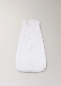 Cotton gauze baby sleeping with contrast piping