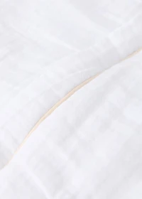 Cotton gauze baby sleeping with contrast piping