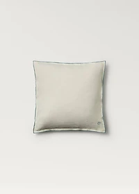 Linen children's cushion cover with embroidered overlock 40x40 cm