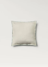 Linen children's cushion cover with embroidered overlock 40x40 cm