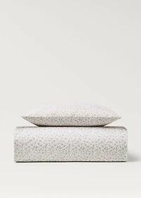 Cotton percale children's printed duvet cover for 90 cm bed