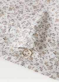 Cotton percale children's printed duvet cover for 90 cm bed