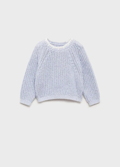 Knitted cotton sweater