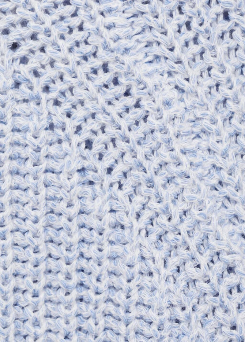 Knitted cotton sweater