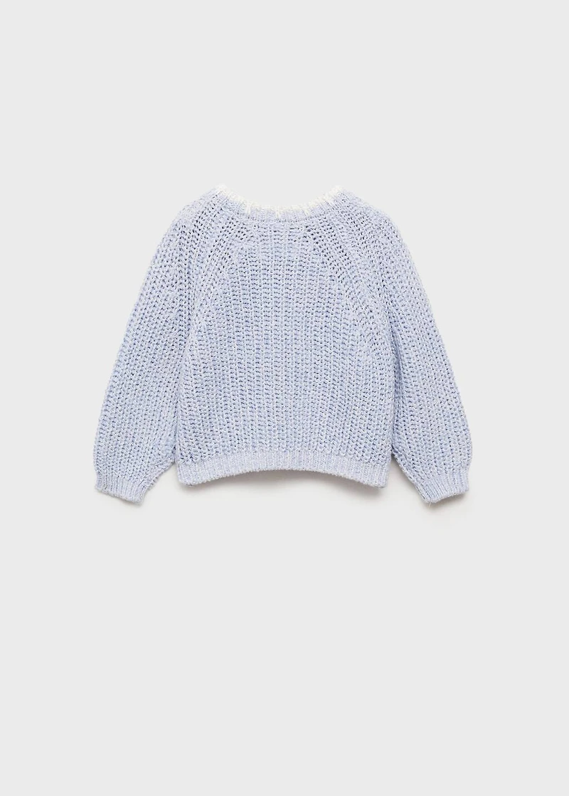 Knitted cotton sweater