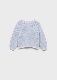 Knitted cotton sweater