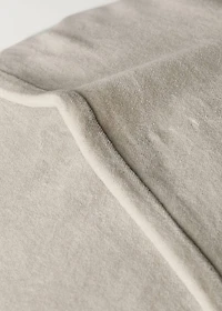 Cotton velvet garment-dyed bed cushion cover 30x40 cm
