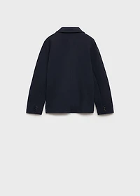 Knitted blazer with pockets
