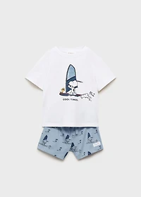 Snoopy short pyjamas