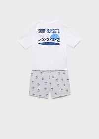 Surf short pyjamas