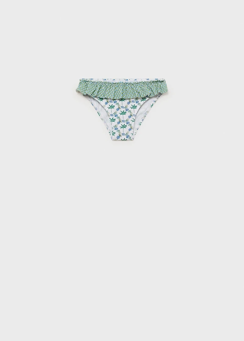 Bikini bottoms with ruffles