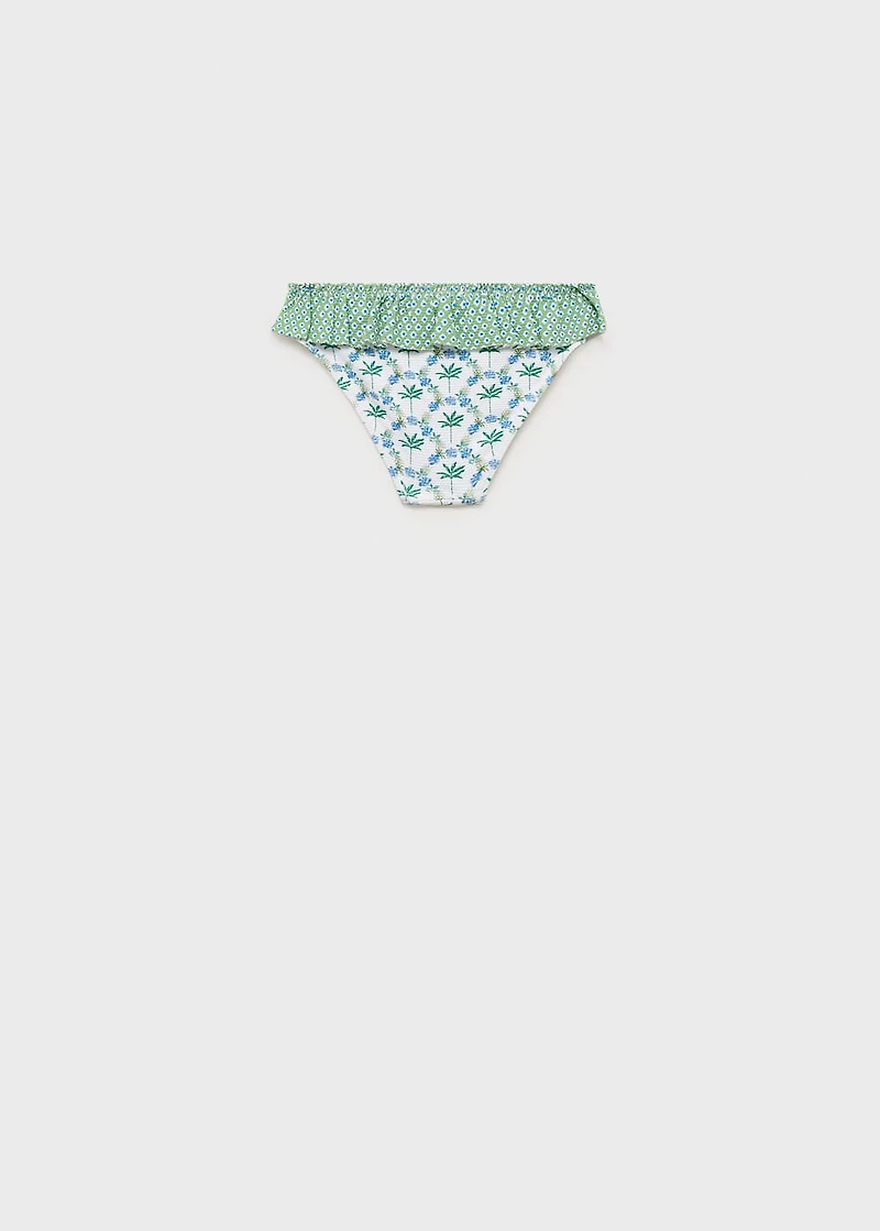 Bikini bottoms with ruffles