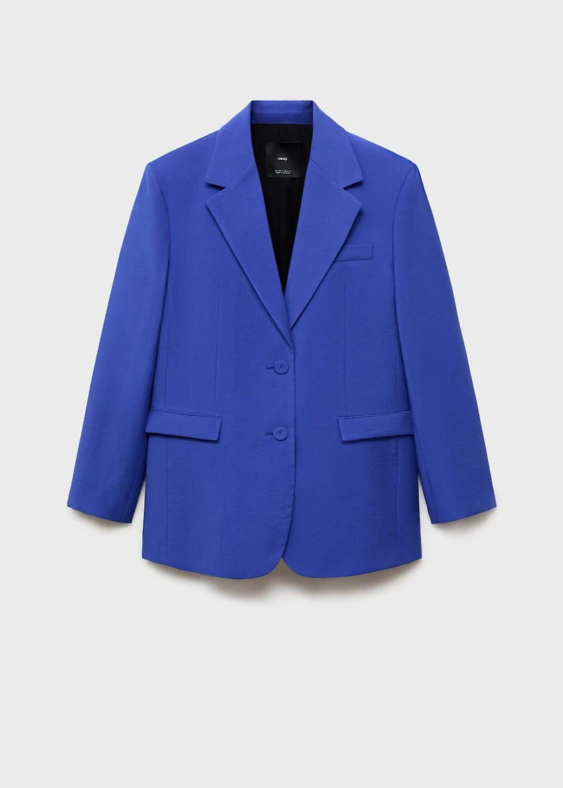 Structured suit jacket