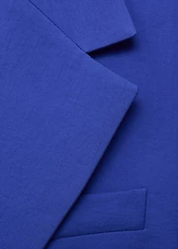 Structured suit jacket