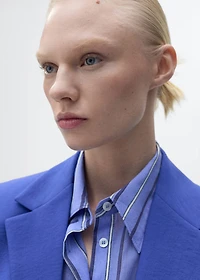 Structured suit jacket