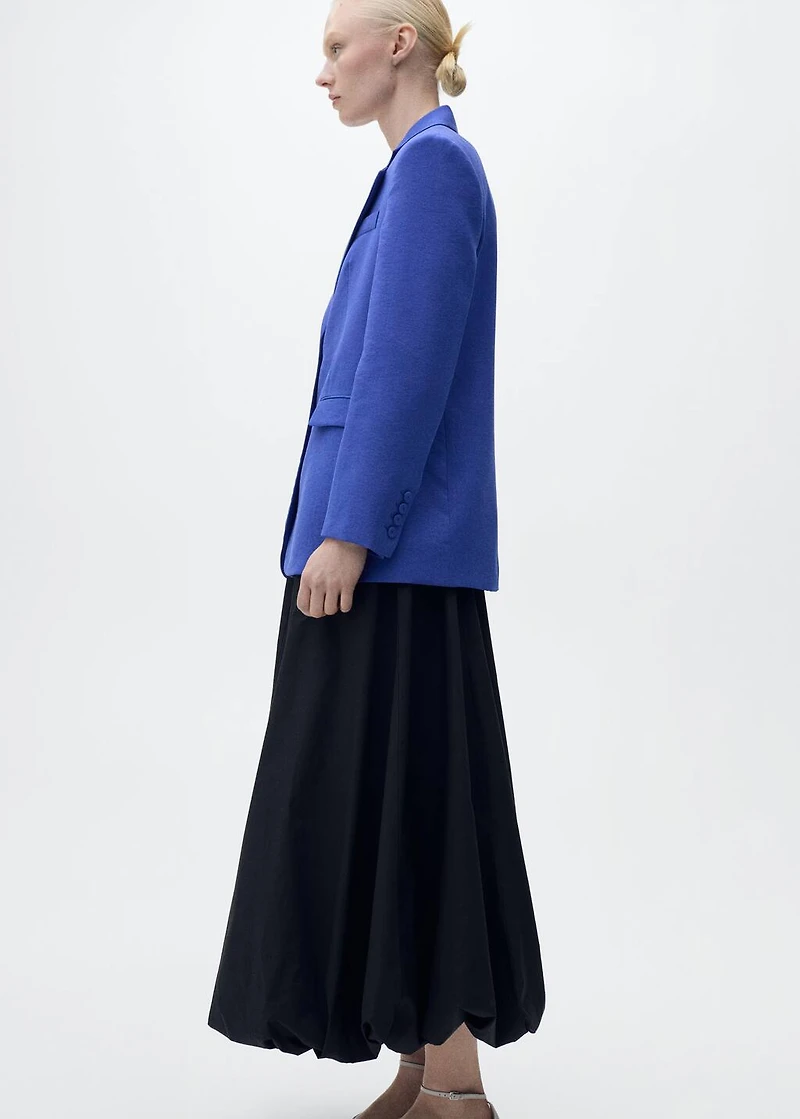 Structured suit jacket