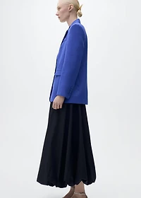 Structured suit jacket