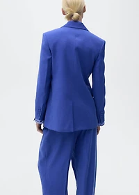 Structured suit jacket