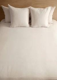 Washed linen duvet cover for / cm bed