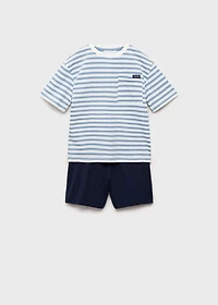 Striped short pyjamas