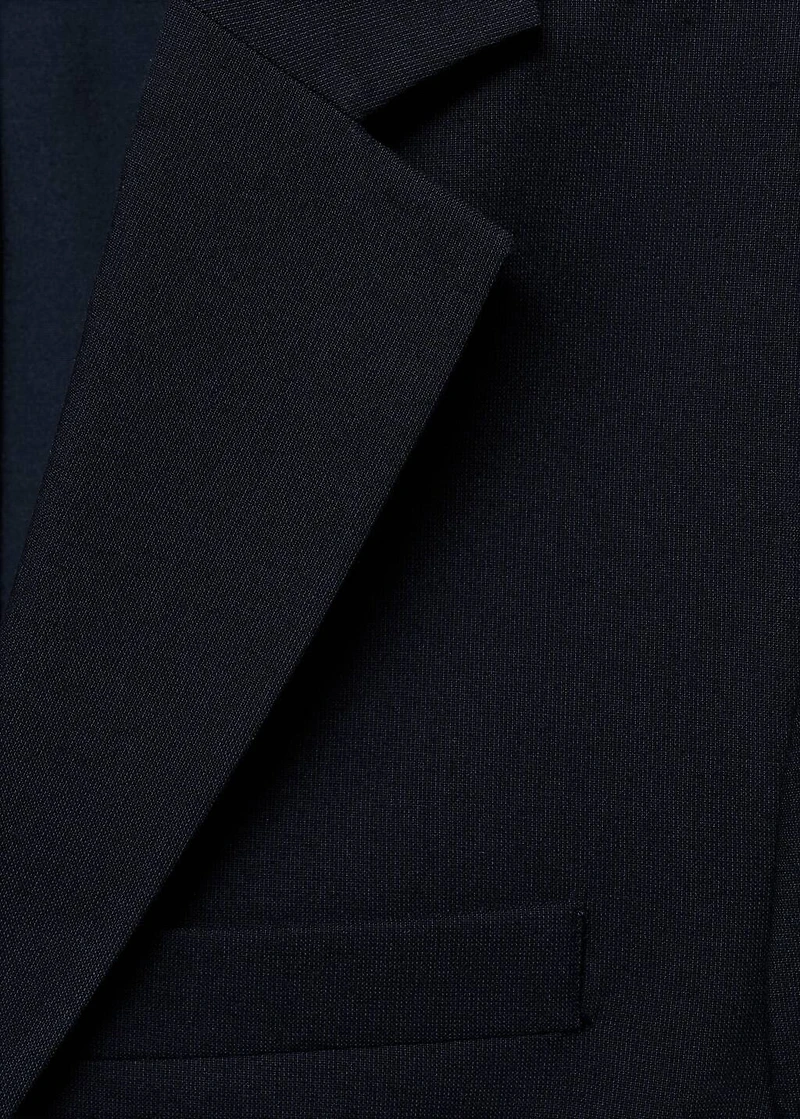 Slim-fit cotton piqué jacket