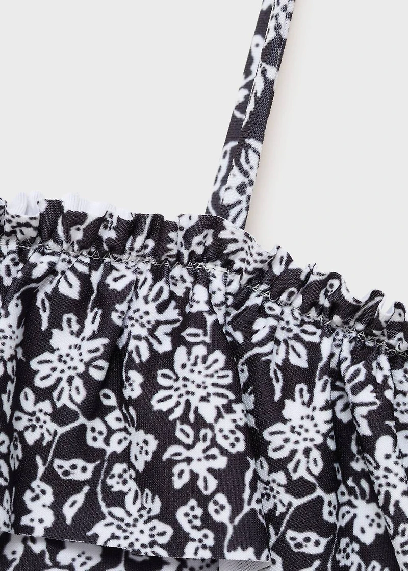 Floral print swimsuit