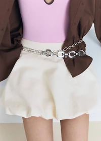 Mini balloon skirt