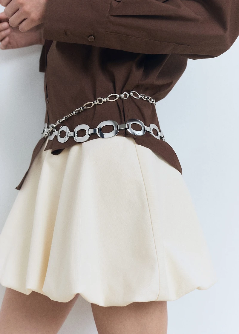 Mini balloon skirt