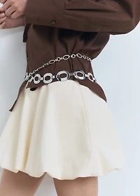Mini balloon skirt