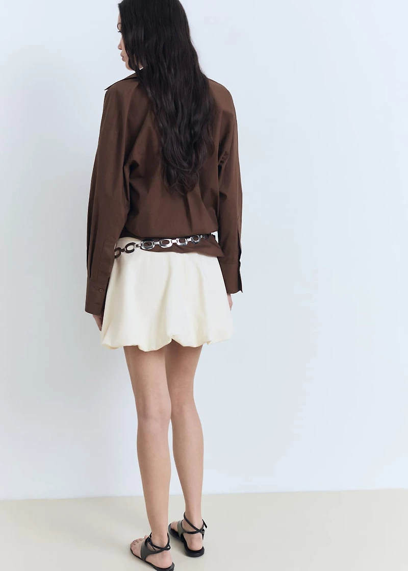Mini balloon skirt